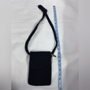 The Sak Black Crochet Crossbody‎ Bag